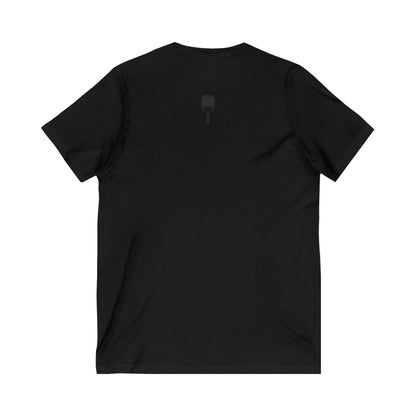 Pickleball V Neck Tee, Sporty Lightweight Shirt, Unisex Jersey Short Sleeve, Athletic Top, Casual V-Neck T-Shirt, Pickleball Player Gift