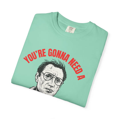 Jaws Icon T-shirt, Unisex Tee, Martin Brody Movie Silhouette Quote Shirt, You're Gonna Need A Bigger Boat, Film Fan Gift, Beach Apparel