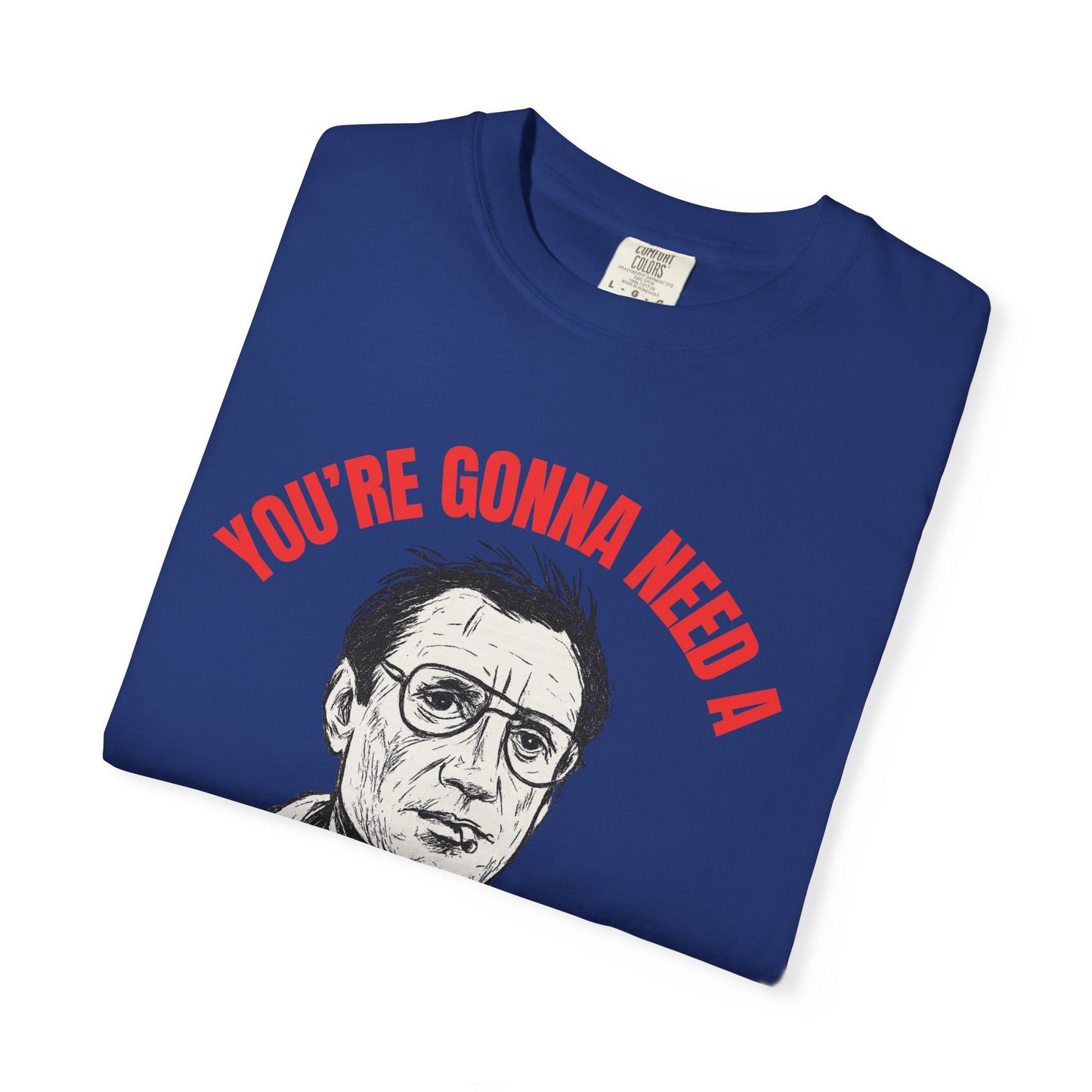 Jaws Icon T-shirt, Unisex Tee, Martin Brody Movie Silhouette Quote Shirt, You're Gonna Need A Bigger Boat, Film Fan Gift, Beach Apparel