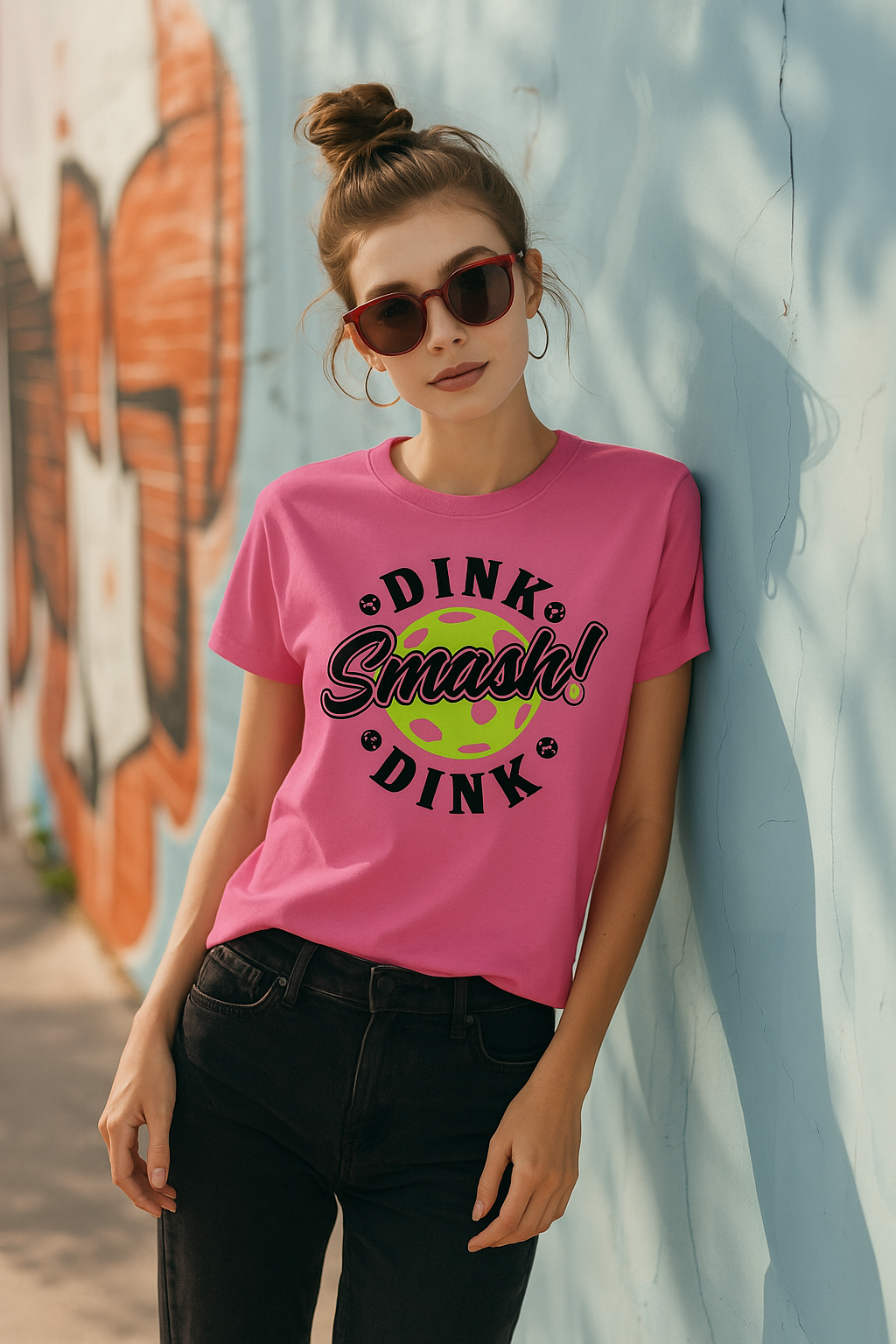 Dink Dink Smash Women's Pickleball T Shirt
