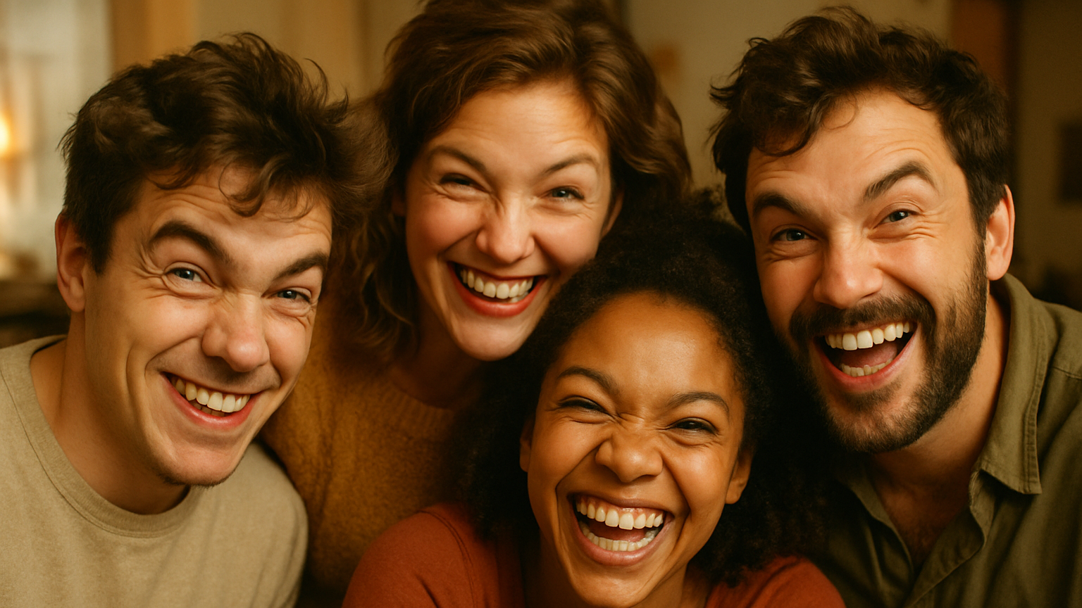 Cheeky people happy 